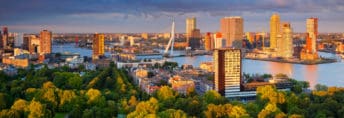 rotterdam port in the netherlands